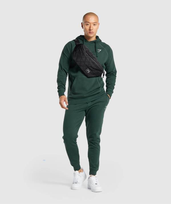 Panske Crossbody Kabelky Gymshark Rest Day Sling Čierne | TC2985170